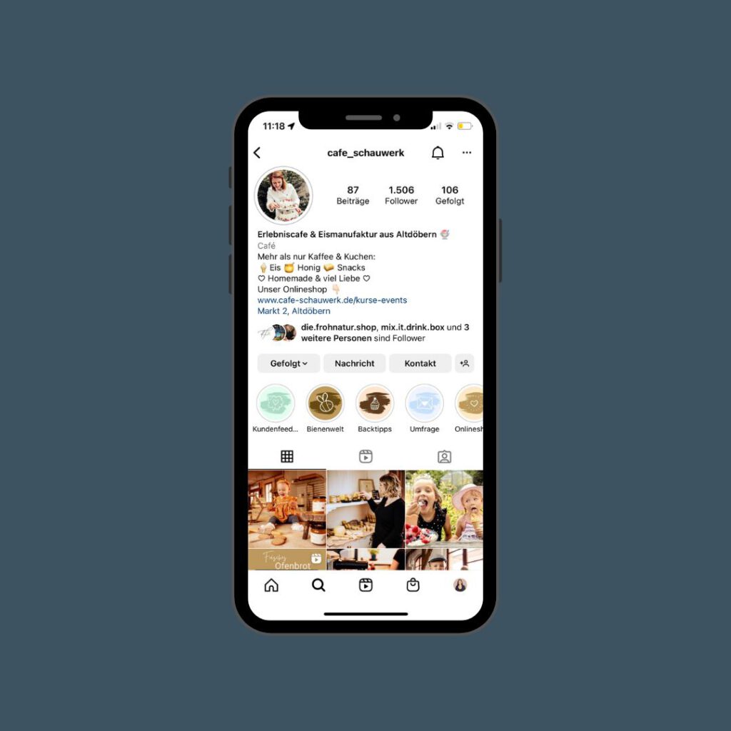 Instagram Betreuung für Restaurant